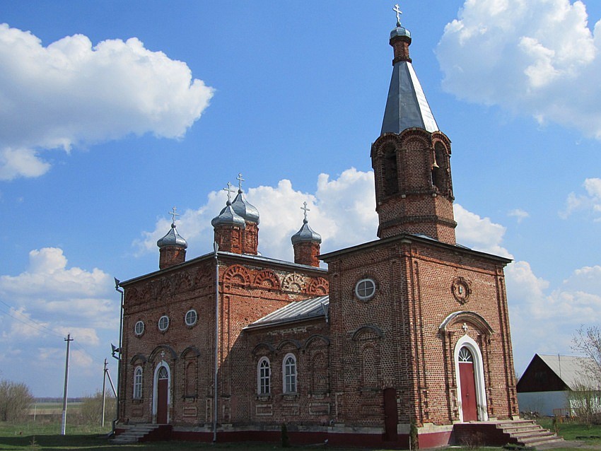 Сугробы. Церковь Космы и Дамиана. фасады, вид с северо-запада