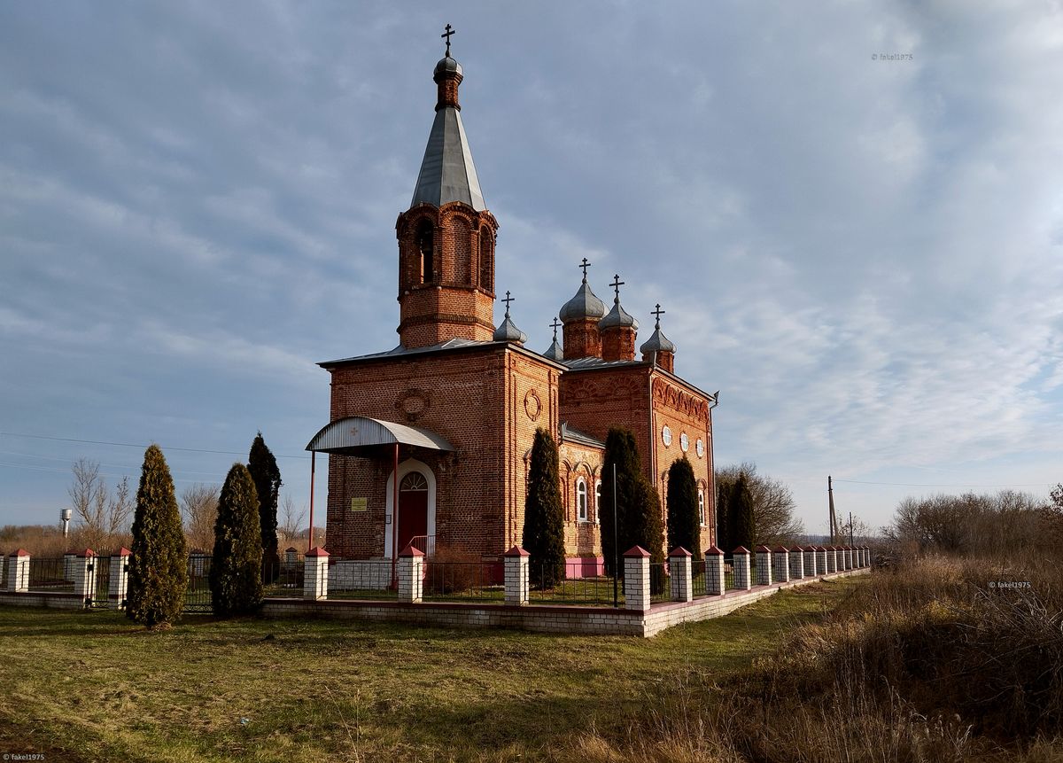 фасады. Церковь Космы и Дамиана, Сугробы (Данковский район, Липецкая область)