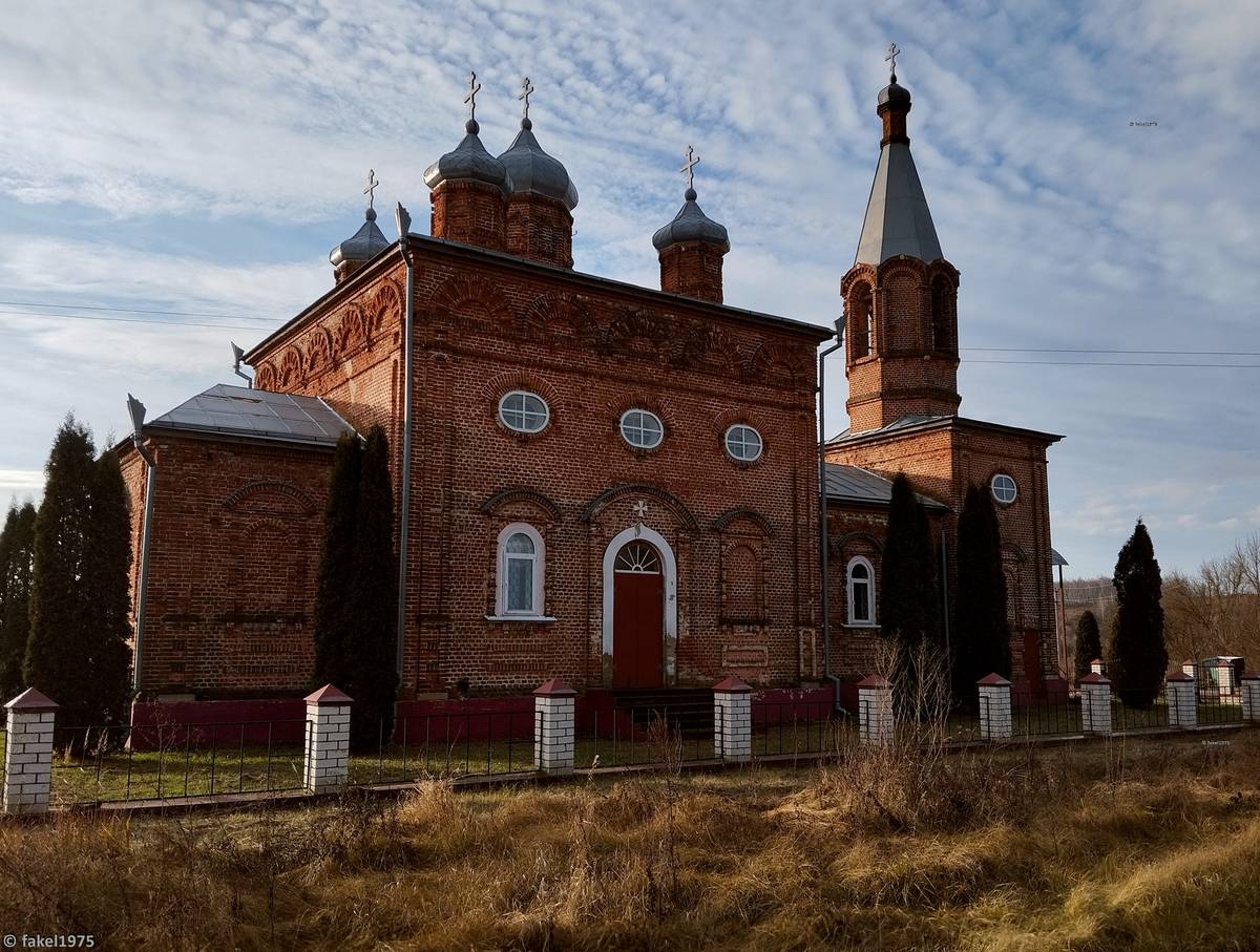 фасады. Церковь Космы и Дамиана, Сугробы (Данковский район, Липецкая область)