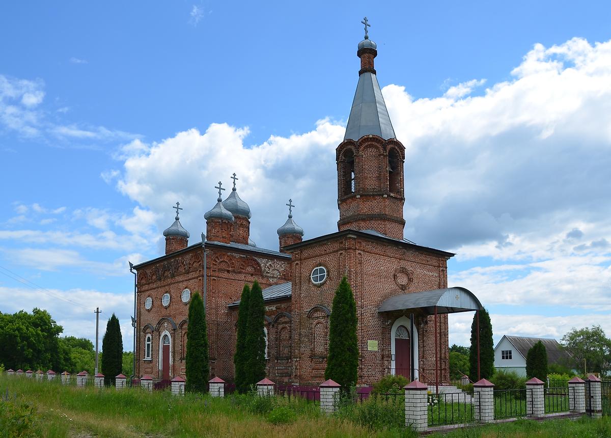 фасады. Церковь Космы и Дамиана, Сугробы (Данковский район, Липецкая область)