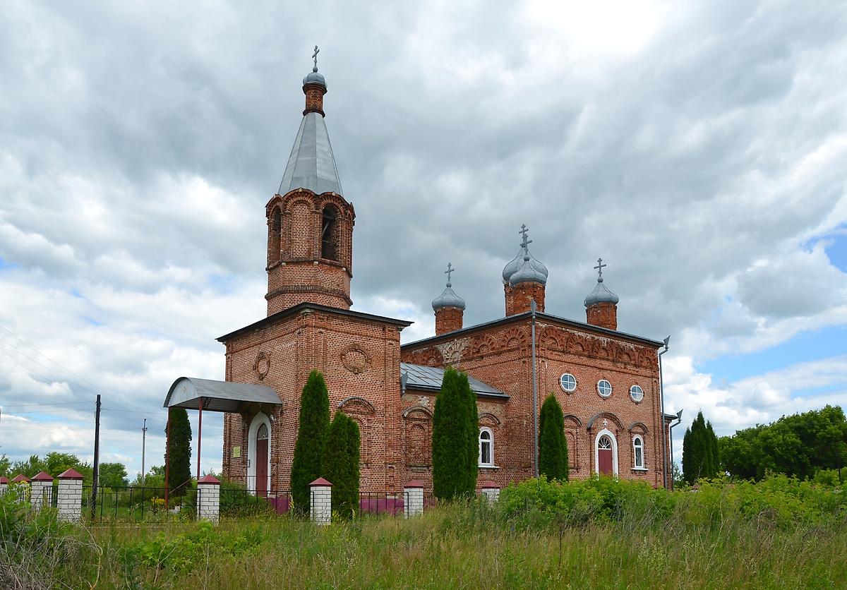 фасады. Церковь Космы и Дамиана, Сугробы (Данковский район, Липецкая область)