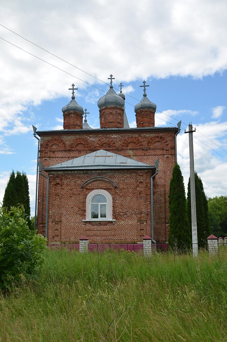 фасады. Церковь Космы и Дамиана, Сугробы (Данковский район, Липецкая область)