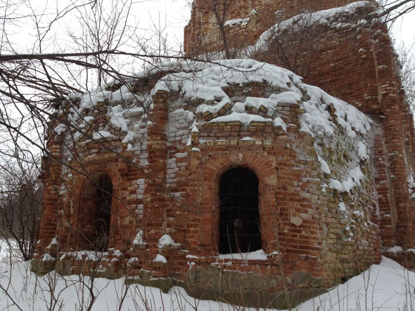 Церковь Воскресения Христова, Колодези (Сухиничский район, Калужская область). архитектурные детали