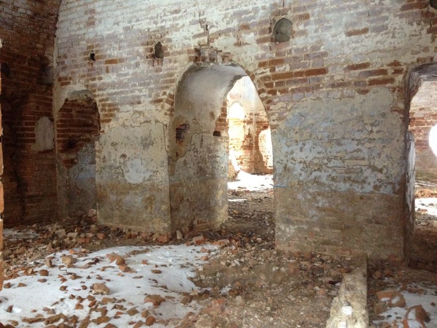 Церковь Воскресения Христова, Колодези (Сухиничский район, Калужская область). интерьер и убранство