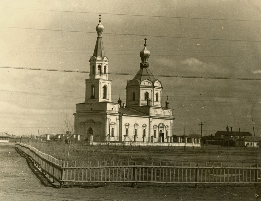 Собор Воскресения Христова, Семей (Семипалатинск) (Абайская область, Казахстан). архивная фотография, Воскресенский собор в кон. 1940-х - нач. 1950-х гг. Личный архив автора