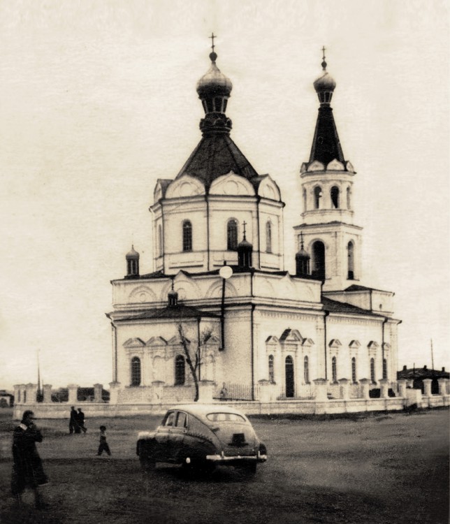 Собор Воскресения Христова, Семей (Семипалатинск) (Абайская область, Казахстан). архивная фотография, Воскресенский собор в  1950-х гг. Личный архив автора