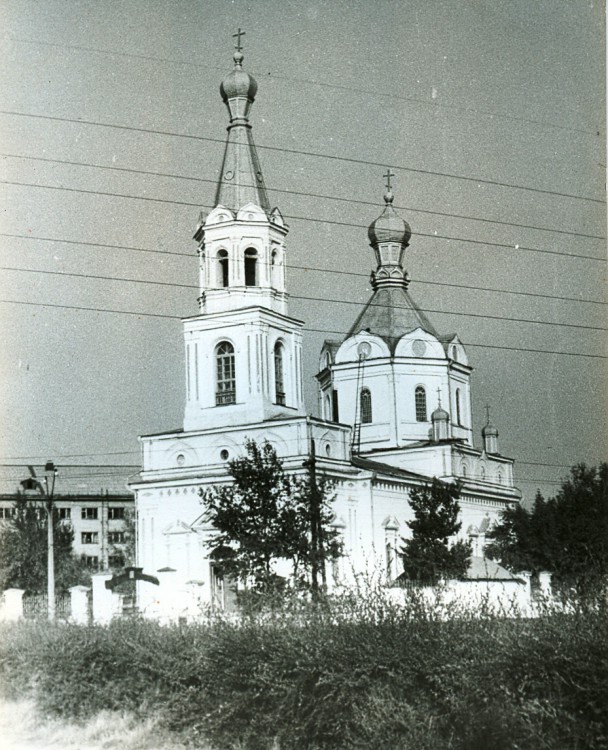 Собор Воскресения Христова, Семей (Семипалатинск) (Абайская область, Казахстан). архивная фотография, Воскресенский собор 17 августа 1988 г. Фото автора