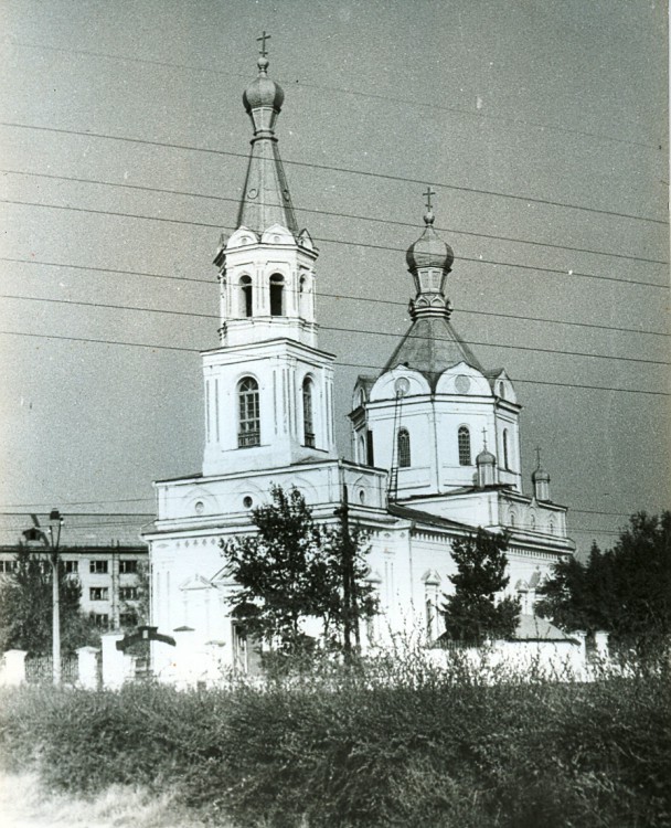 Семей (Семипалатинск). Собор Воскресения Христова. архивная фотография, Воскресенский собор 17 августа 1988 г. Фото автора