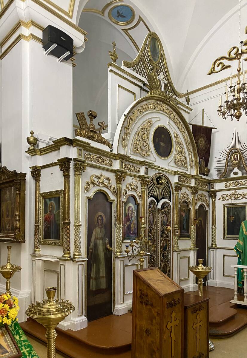 Собор Воскресения Христова, Семей (Семипалатинск) (Абайская область, Казахстан). интерьер и убранство, Придельный южный иконостас