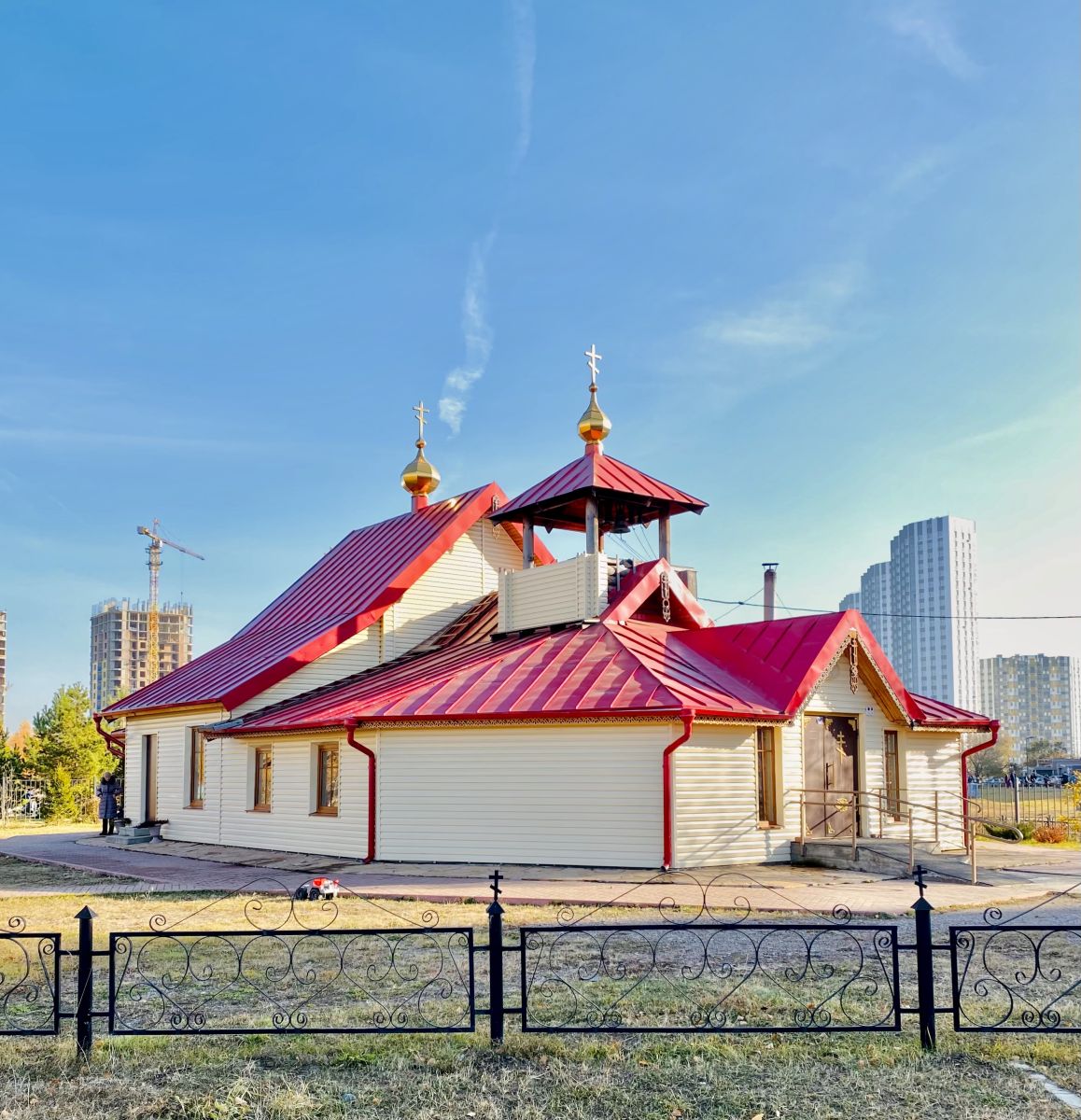 Церковь Александра Невского, Красноярск (Красноярск, город, Красноярский край). фасады, Вид с СЗ