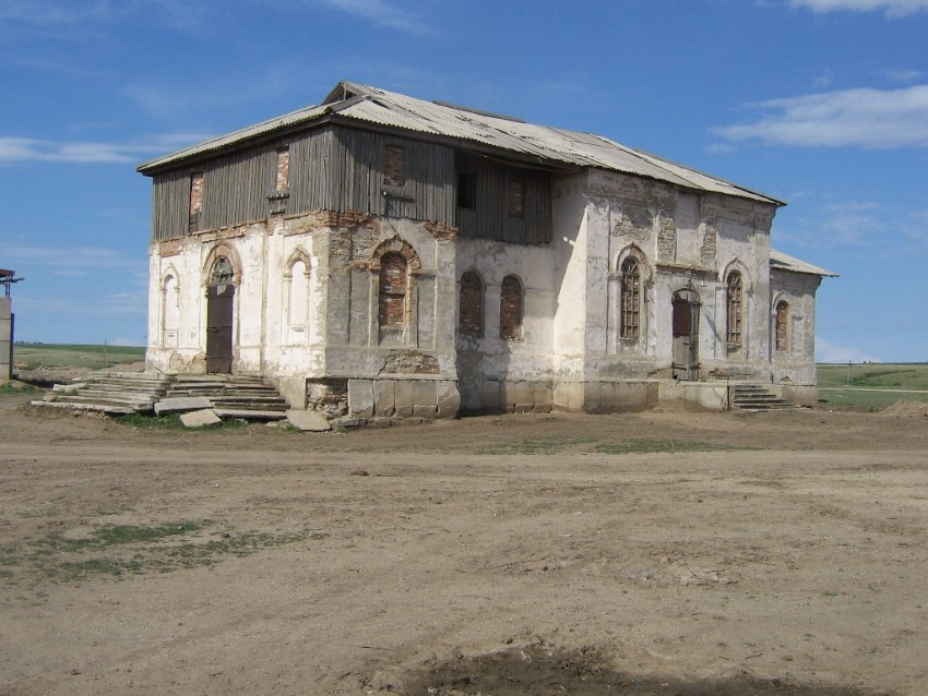 Церковь Петра и Павла, Митрофановка (Восточно-Казахстанская область, Казахстан). фасады, Юго-западная сторона до ремонта