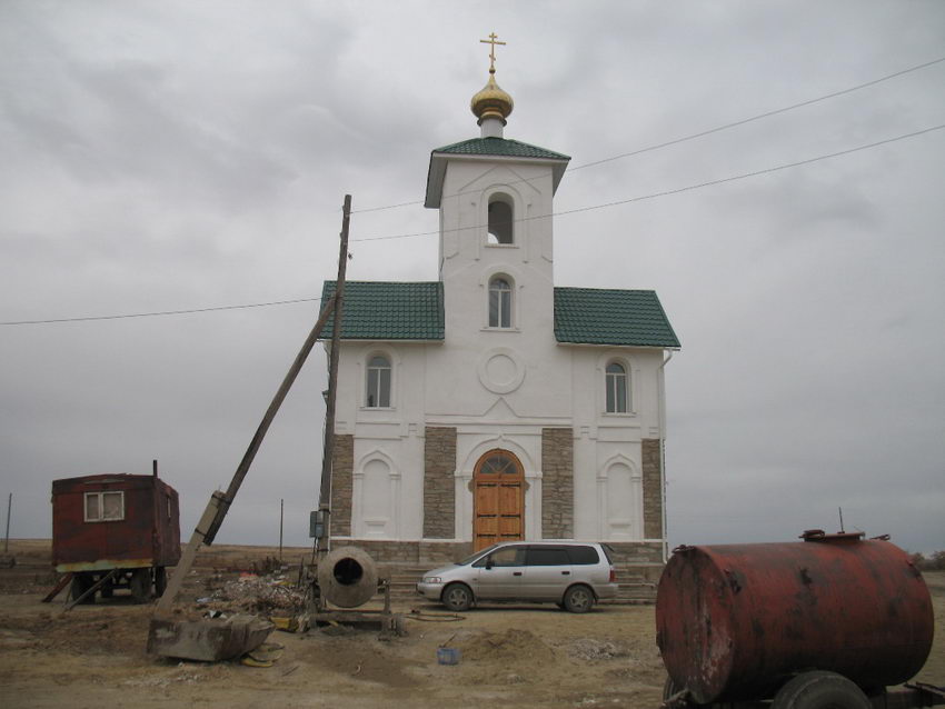Церковь Петра и Павла, Митрофановка (Восточно-Казахстанская область, Казахстан). фасады, Западный фасад после ремонта