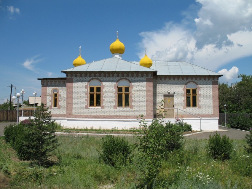 Зайсан. Церковь Александра Невского. общий вид в ландшафте, Южная сторона