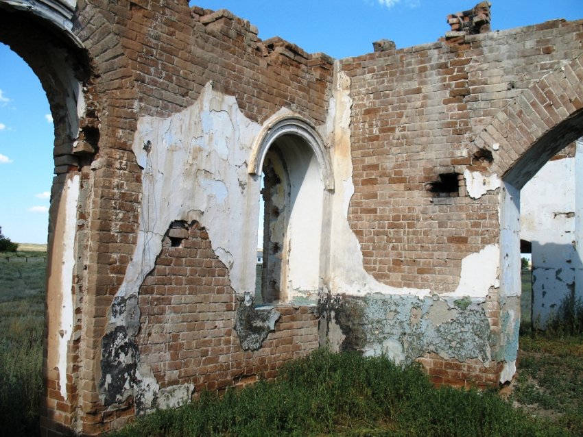 Церковь Покрова Пресвятой богородицы, Покровка (Абайская область, Казахстан). интерьер и убранство