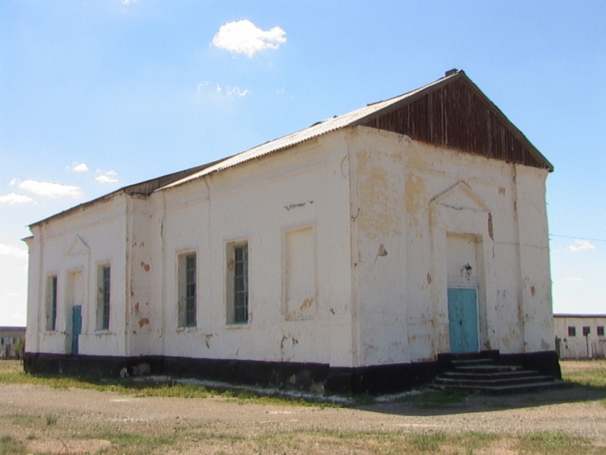 Церковь Сергия Радонежского, Мамырсу (Сергиополь) (Восточно-Казахстанская область, Казахстан). общий вид в ландшафте, Фото выполнено Юрием Владимировичем Дёминым
