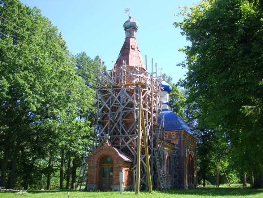 Церковь Покрова Пресвятой Богородицы, Вецлайцене (Алуксненский край, Латвия). фасады