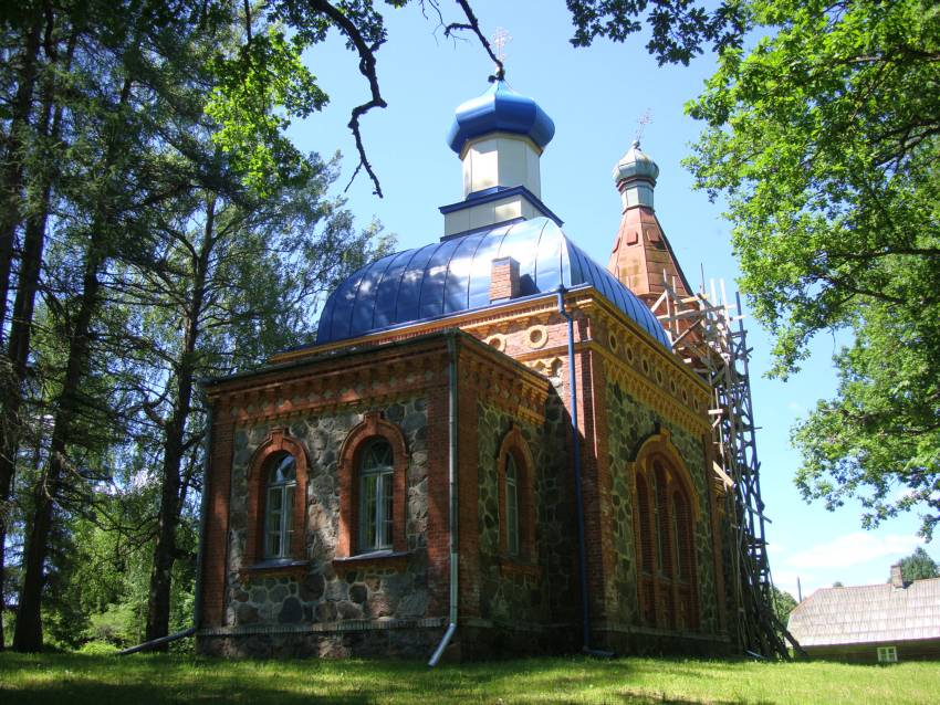 Церковь Покрова Пресвятой Богородицы, Вецлайцене (Алуксненский край, Латвия). фасады