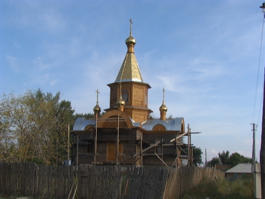 Шемонаиха. Церковь Спаса Преображения. общий вид в ландшафте, Фото выполнено Юрием Владимировичем Дёминым