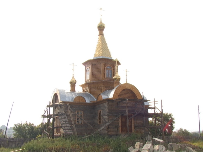 Шемонаиха. Церковь Спаса Преображения. общий вид в ландшафте, Фото выполнено Юрием Владимировичем Дёминым