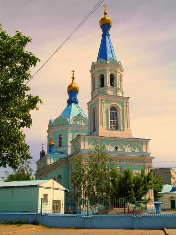 Собор Воскресения Христова, Семей (Семипалатинск) (Абайская область, Казахстан). общий вид в ландшафте