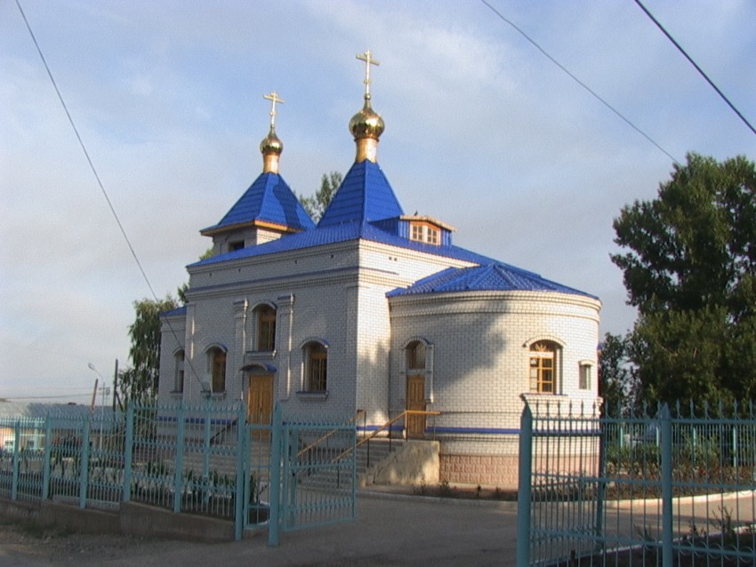 Церковь Казанской иконы Божией Матери, Усть-Таловка (Восточно-Казахстанская область, Казахстан). общий вид в ландшафте, Фото Юрия Владимировича Дёмина