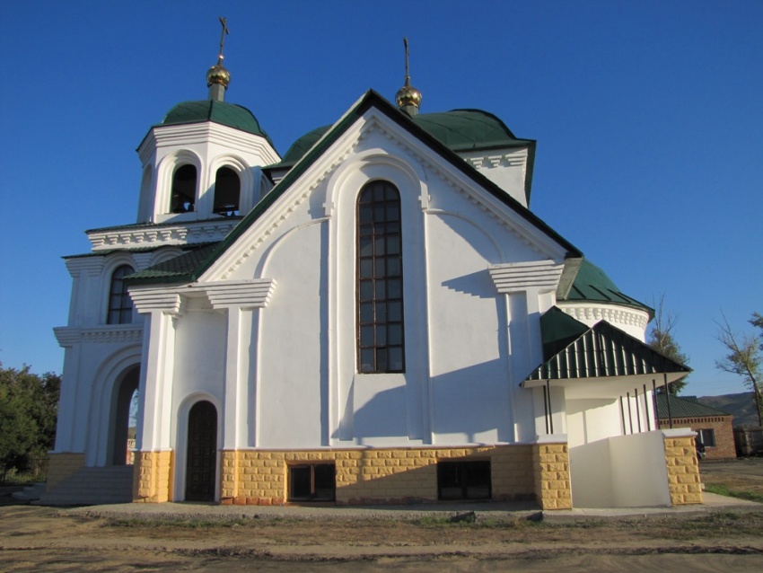 Церковь Стефана архидиакона, Предгорное (Восточно-Казахстанская область, Казахстан). фасады, Фото Марины Викторовны Колосовой. День освящения храма.