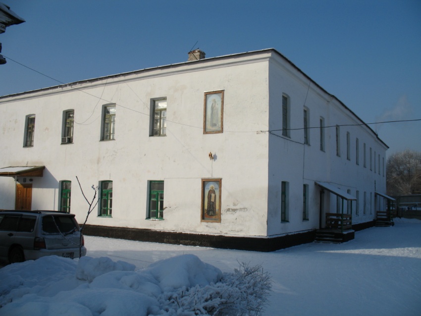 Усть-Каменогорский Троицкий монастырь. Домовая церковь Сергия Радонежского, Усть-Каменогорск (Восточно-Казахстанская область, Казахстан). фасады
