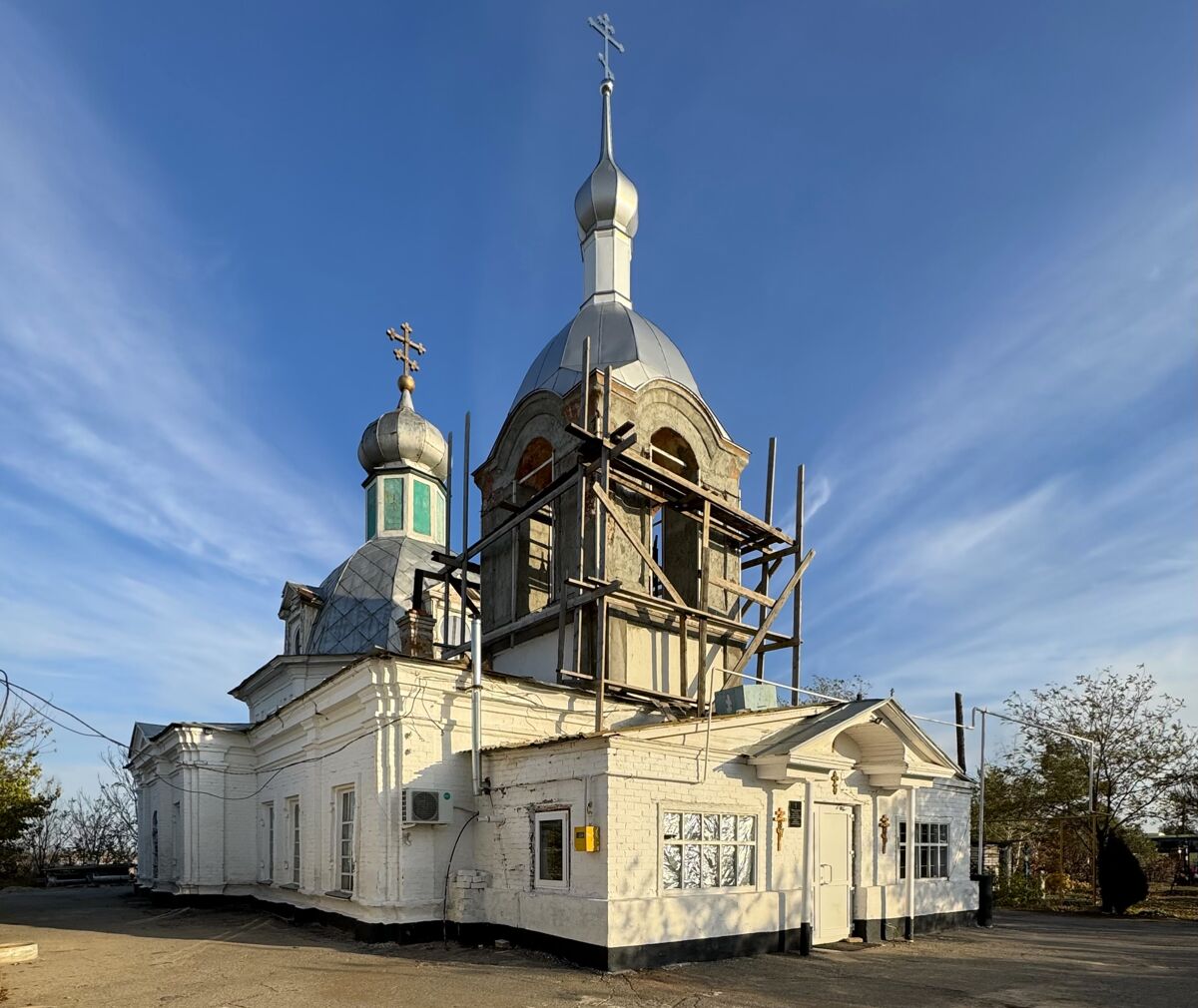 Церковь Петра и Павла, Чёрный Яр (Черноярский район, Астраханская область). документальные фотографии, Вид с северо-запада
