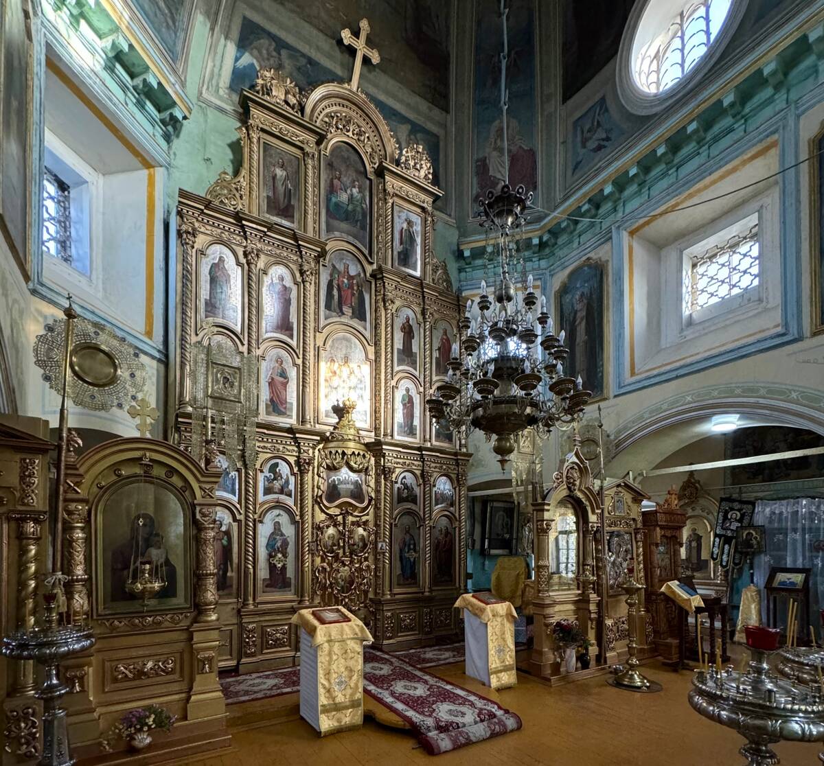 Церковь Петра и Павла, Чёрный Яр (Черноярский район, Астраханская область). интерьер и убранство, Интерьер главного восьмерика, общий вид