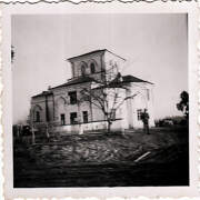 Церковь Михаила Архангела, Фото 1941 г. с аукциона e-bay.de<br>, Дубовица, Шумячский район, Смоленская область