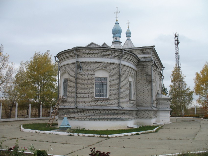 Шульбинск. Церковь Михаила Архангела. фасады, Алтарная апсида