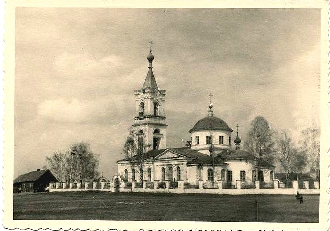 Церковь Михаила Архангела, Щапово, урочище (Ржевский район и г. Ржев, Тверская область). архивная фотография, Фото 1941 г. с аукциона e-bay.de