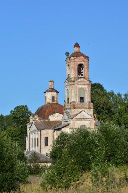 Кобыльск. Церковь Илии Пророка. фасады, Вид на церковь с юго-запада