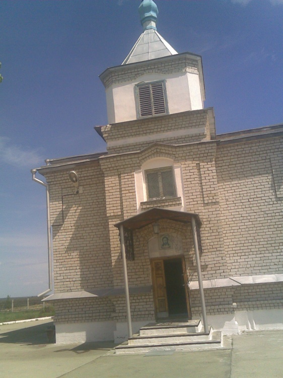 Шульбинск. Церковь Михаила Архангела. общий вид в ландшафте