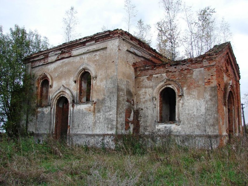 Церковь Преображения Господня, Пиряны (Хиславичский район, Смоленская область). фасады