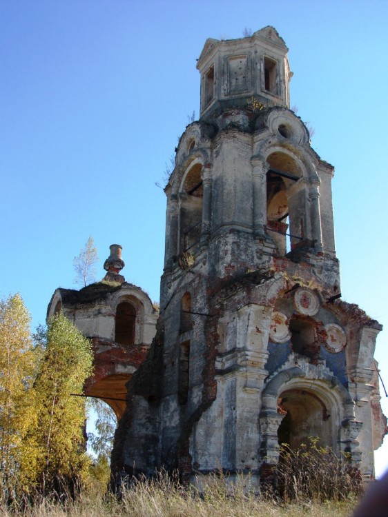 Каблуково. Церковь Спаса Преображения. фасады