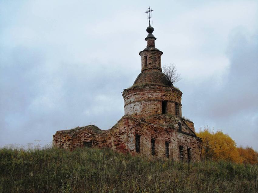 Пырский погост. Церковь Спаса Преображения на Пырской Ёдоме. фасады, вид с юго-запада