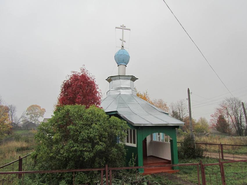 Часовня Троицы Живоначальной, Кожаево (Никольский район, Вологодская область). фасады, вид с северо-запада