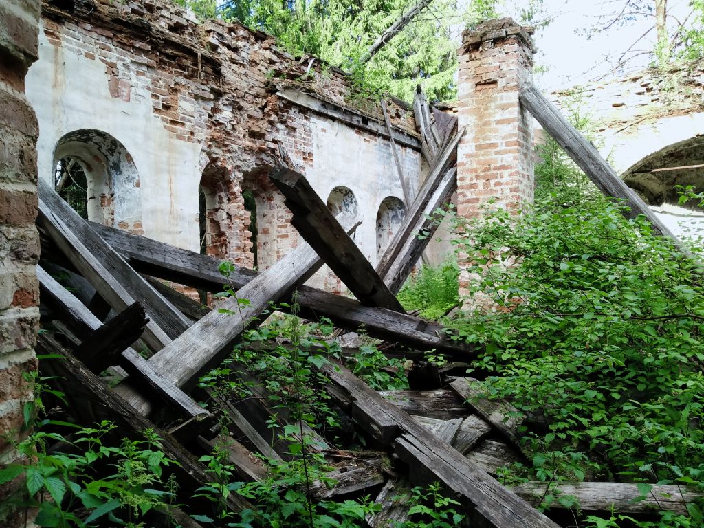 Церковь Николая Чудотворца на Нимянде, Нимендский (Нимяндский) погост (Котласский район и г. Котлас, Архангельская область). интерьер и убранство