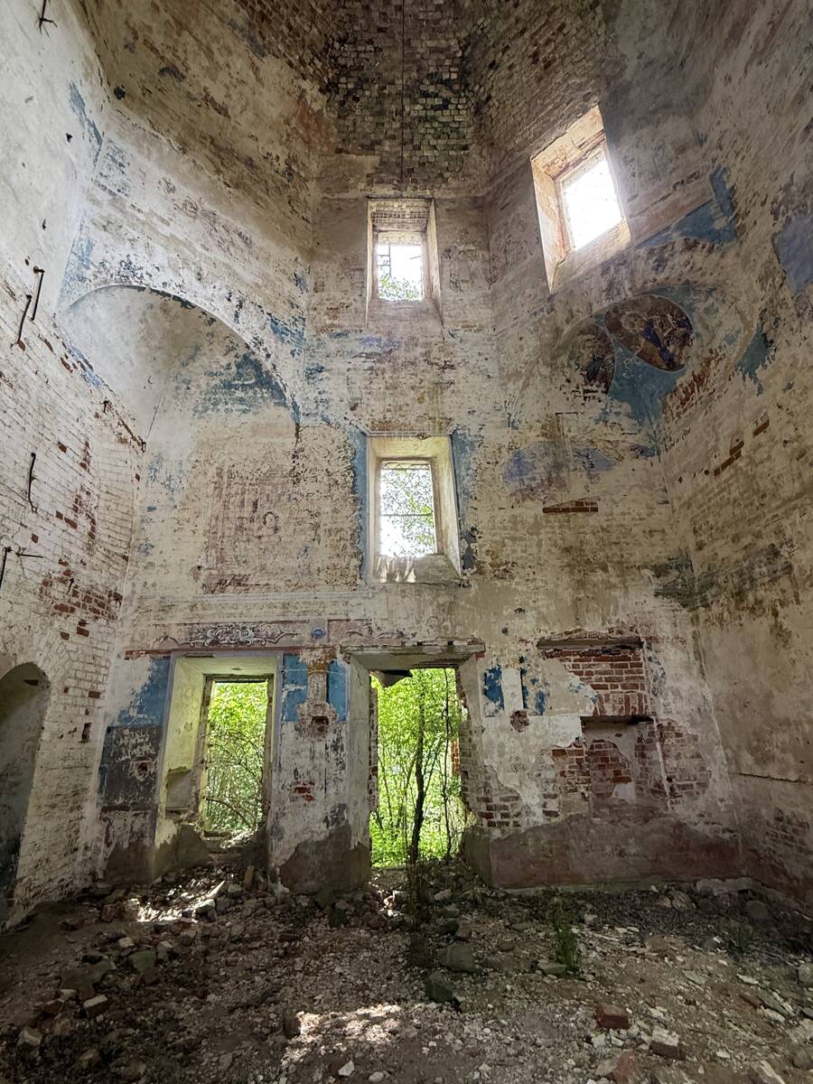 Церковь Николая Чудотворца, Палагино (б.Грудево) (Судиславский район, Костромская область). интерьер и убранство, Южная стена основного объема