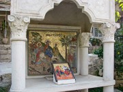 Гефсиманский монастырь Марии Магдалины, Мозаичная икона. Вход Господень в Иерусалим<br>, Иерусалим - Масличная гора, Израиль, Прочие страны