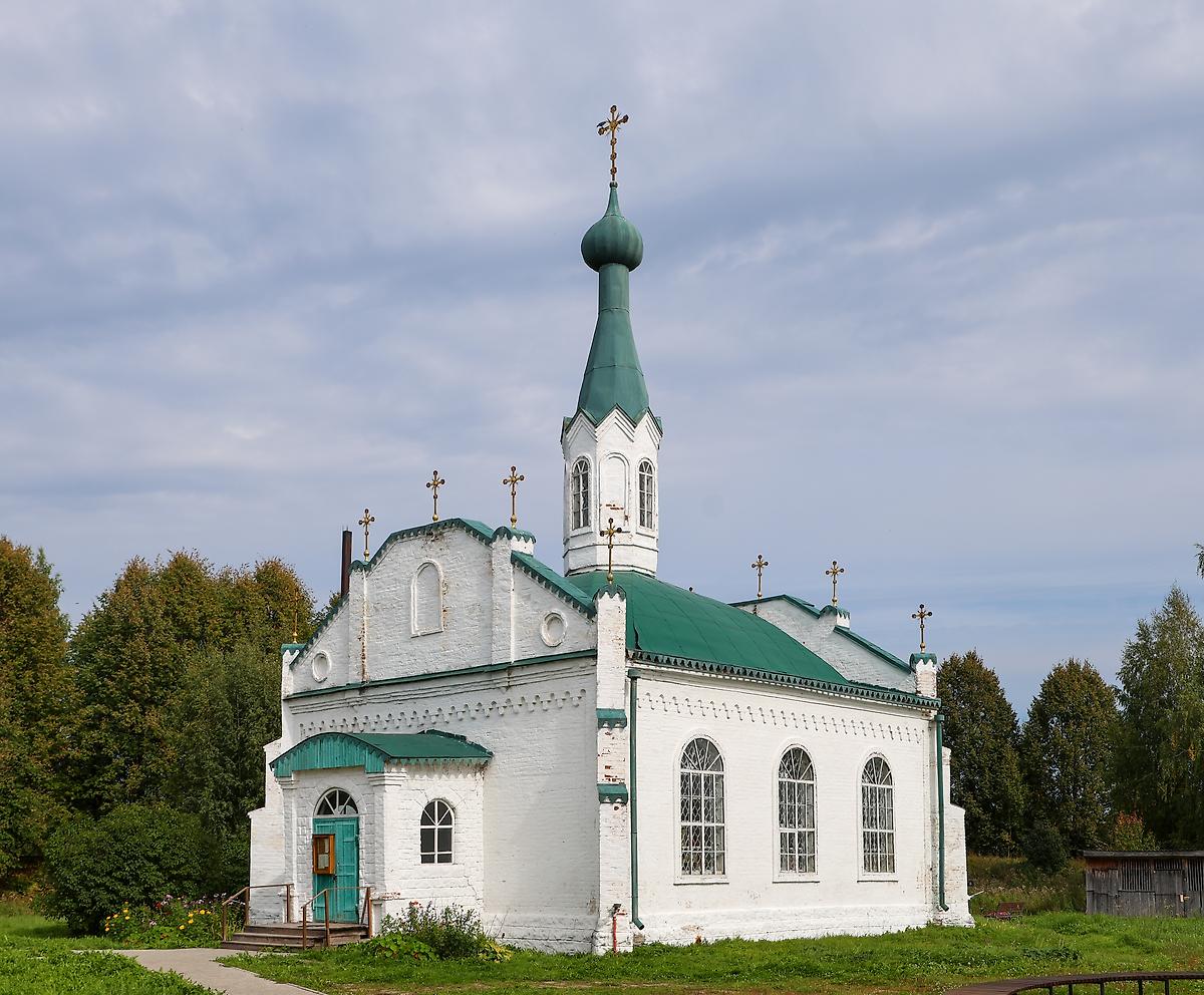 фасады. Церковь Александра Невского, Кичменгский Городок (Кичменгско-Городецкий район, Вологодская область)