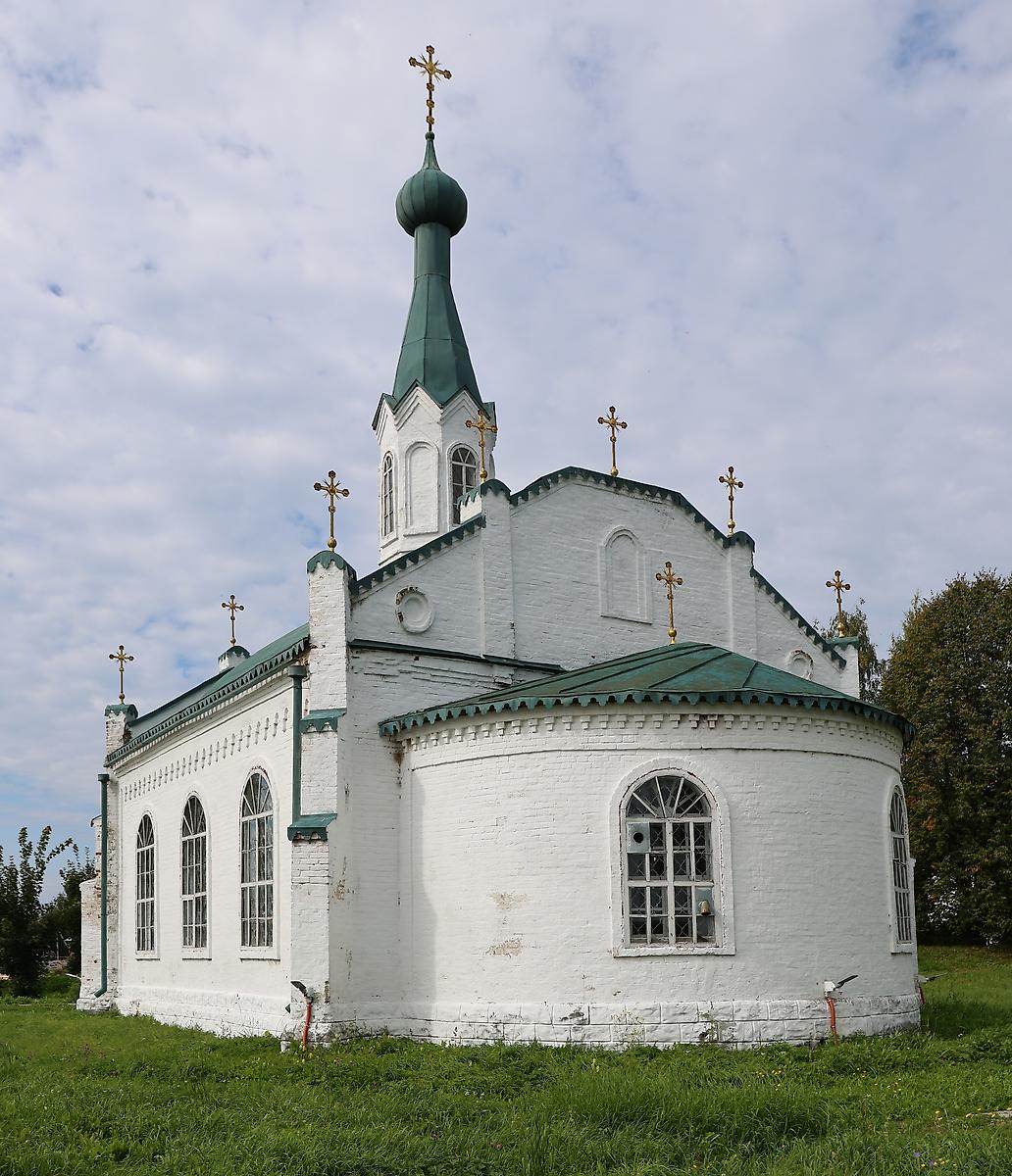 фасады. Церковь Александра Невского, Кичменгский Городок (Кичменгско-Городецкий район, Вологодская область)