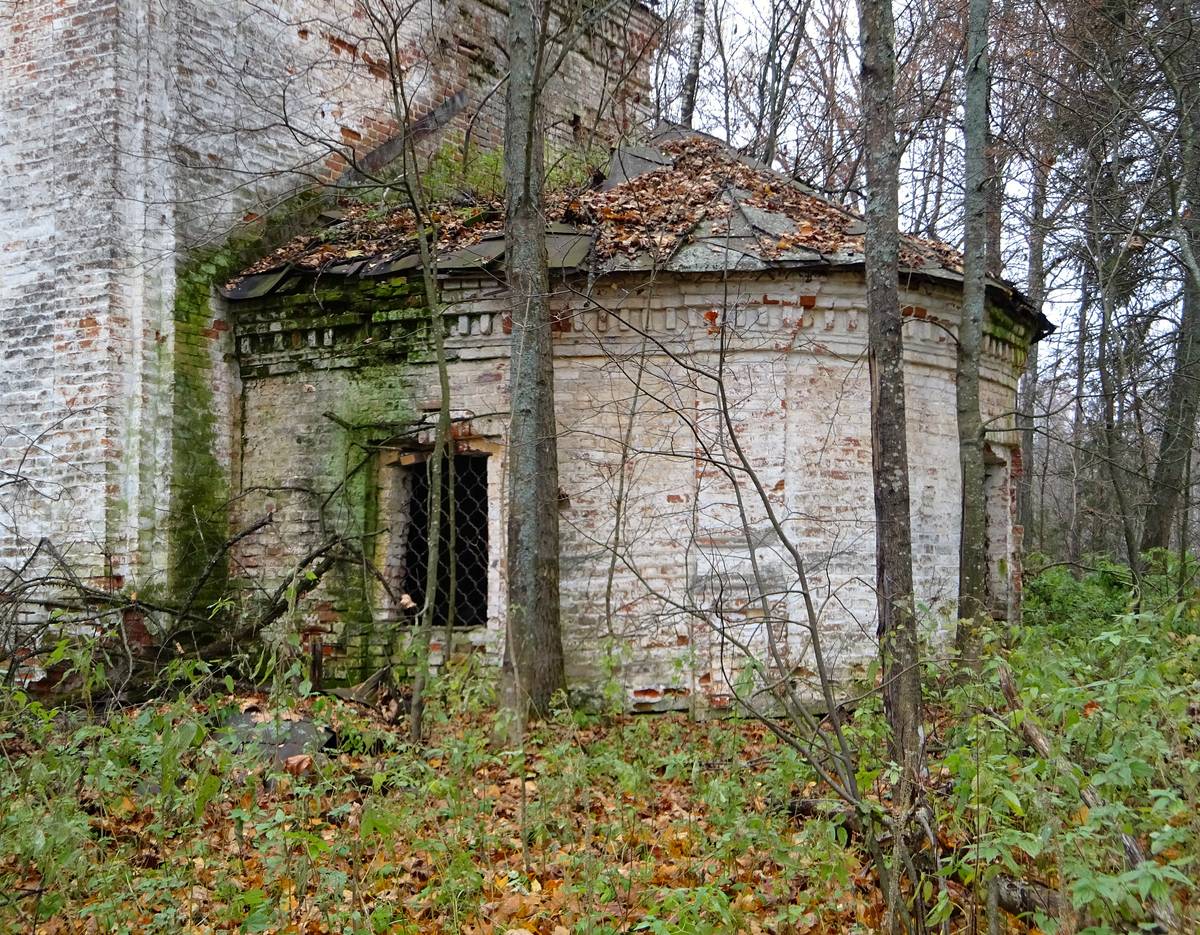 Церковь Рождества Пресвятой Богородицы на Сендеге, Никола-Пустынь (Островский район, Костромская область). фасады