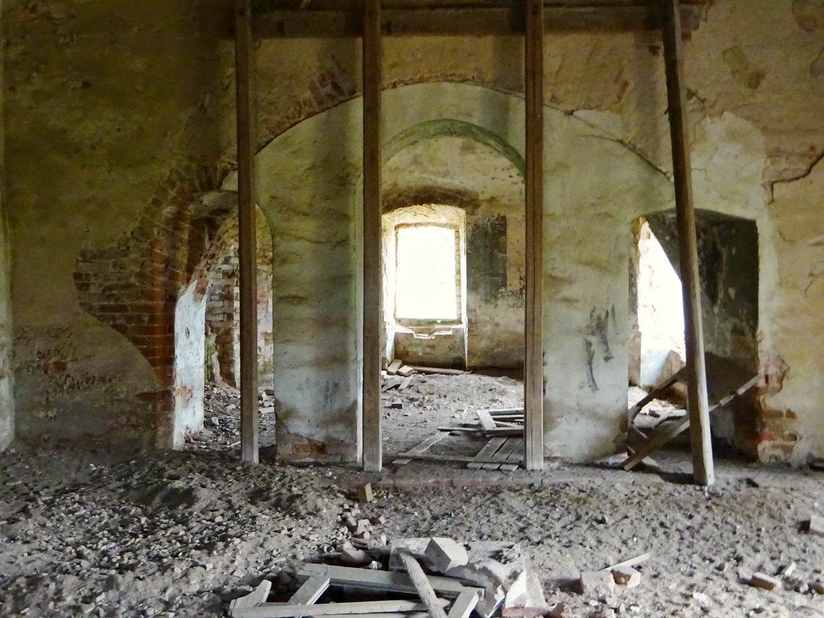 Церковь Рождества Пресвятой Богородицы на Сендеге, Никола-Пустынь (Островский район, Костромская область). интерьер и убранство