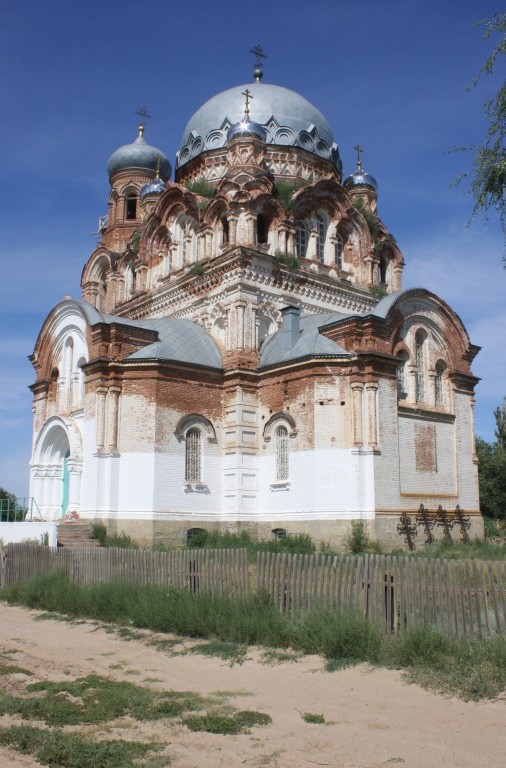 Пришиб. Церковь Покрова Пресвятой Богородицы. фасады