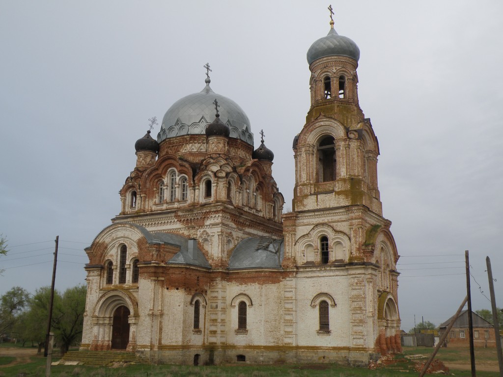 Церковь Покрова Пресвятой Богородицы, Пришиб (Енотаевский район, Астраханская область). фасады