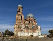 Церковь Покрова Пресвятой Богородицы, Вид с юго-запада<br>, Пришиб, Енотаевский район, Астраханская область