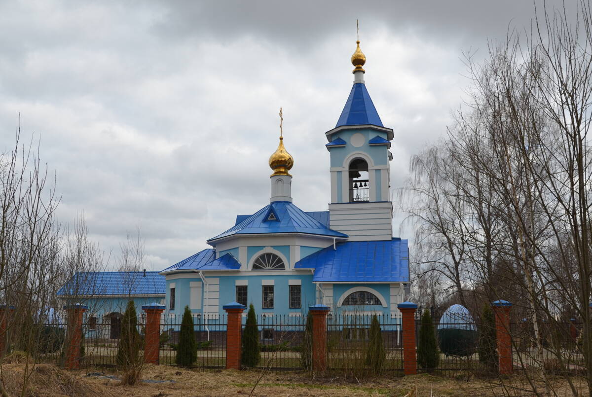 Церковь Казанской иконы Божией Матери, Октябрьский (Ферзиковский район, Калужская область). фасады