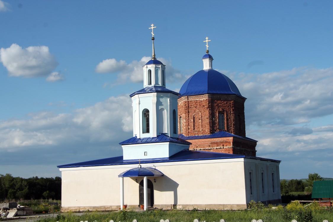 Церковь Казанской иконы Божией Матери, Большие Извалы (Елецкий район и г. Елец, Липецкая область). фасады